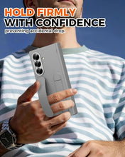Samsung Z Fold8 Ultra Silicon Skin Feel Band Strip & Kickstand Case with Hinge Protection