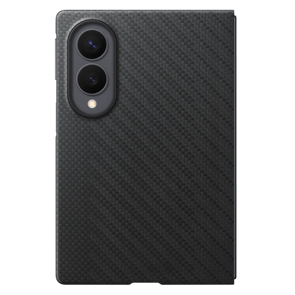 Samsung Z Fold8 Carbon Case, 0.8mm Slim Carbon Fiber Back Cover with Magsafe - Black