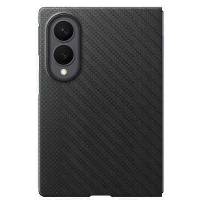 Samsung Z Fold8 Carbon Case, 0.8mm Slim Carbon Fiber Back Cover with Magsafe - Black