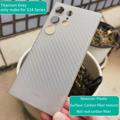 Samsung Galaxy S24 Ultra Kzdoo Air Carbon 0.45mm Ultra Thin Case