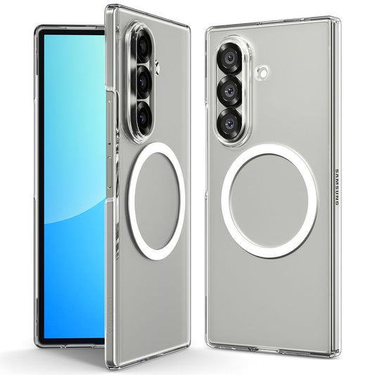 Samsung Galaxy Z Fold7 Cristal Clear Magnetic Magsafe Case - Transparent