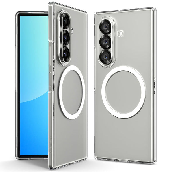 Samsung Galaxy Z Fold7 Cristal Clear Magnetic Magsafe Case - Transparent