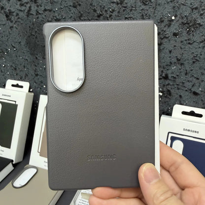 Samsung Z Fold8 Leather Case, Kindsuit Slim Leather Back Cover