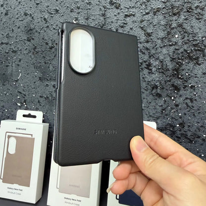 Samsung Z Fold8 Leather Case, Kindsuit Slim Leather Back Cover