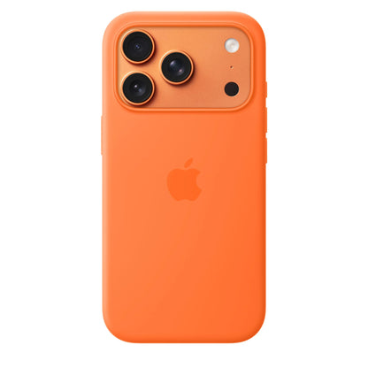 iPhone 17 Pro Max Silicone Case with MagSafe - Orange