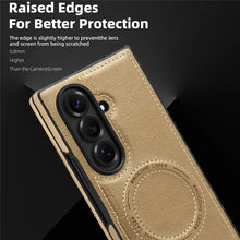 Samsung Galaxy Z Fold7 Leather Case with MagSafe & Kickstand