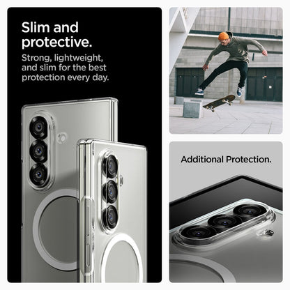 Samsung Galaxy Z Fold7 Cristal Clear Magnetic Magsafe Case - Transparent
