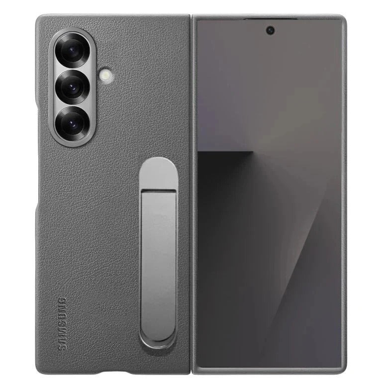 Samsung Z Fold8 Ultra Leather Case, Kindsuit Leather Cover with Kickstand