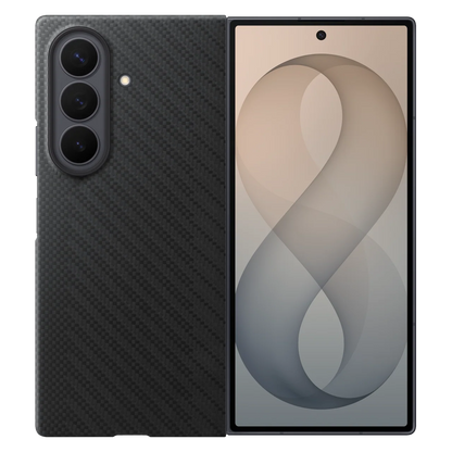 Samsung Z Fold8 Ultra Carbon Case, 0.8mm Slim Carbon Fiber Cover with Magsafe and Logo