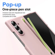 Samsung Galaxy Z Fold 6 Skin Feel S Pen Case with Front Glass Protection & Stylus