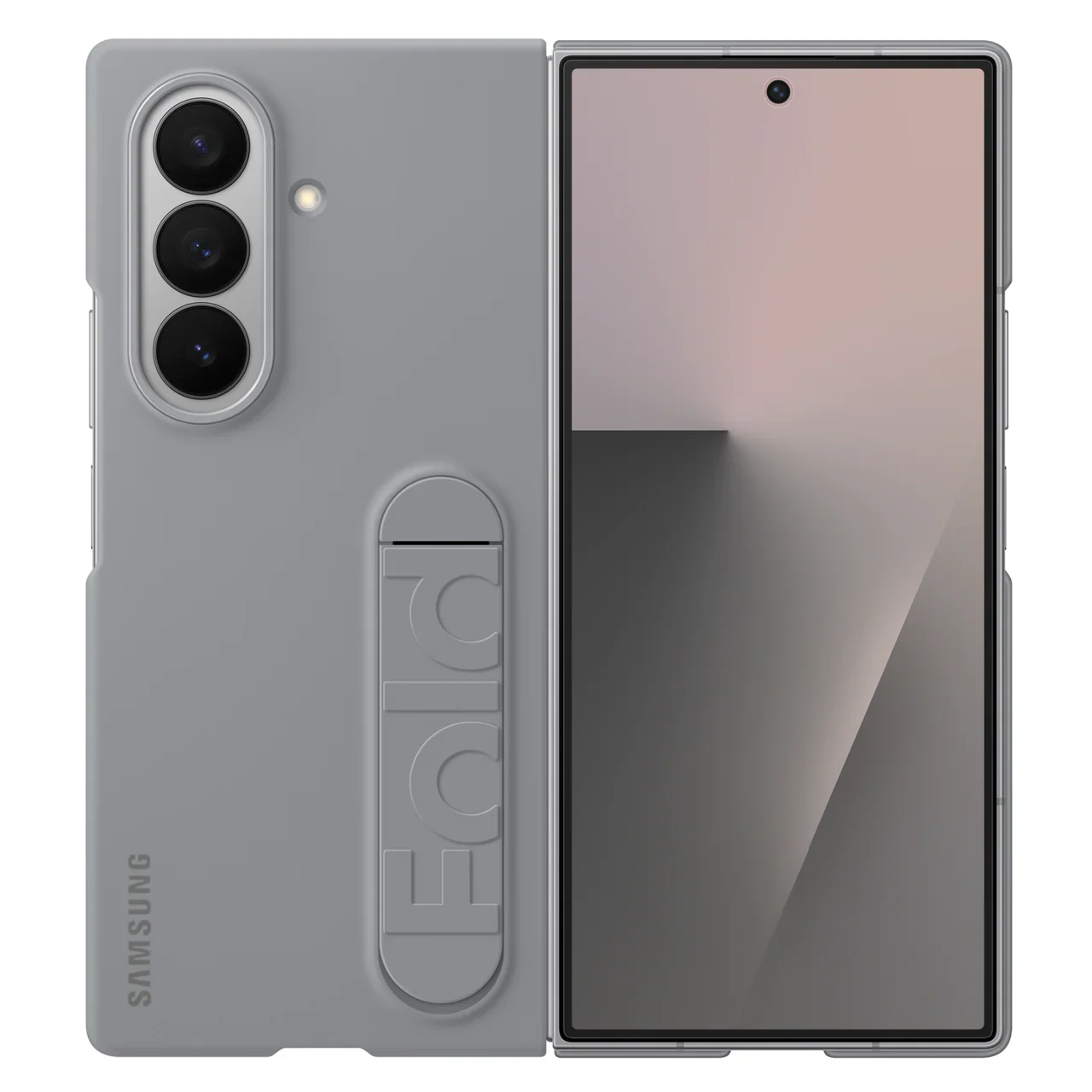 Samsung Z Fold8 Ultra Silicon Case Kickstand with Logo