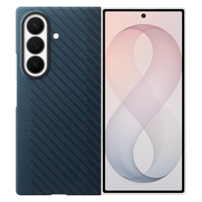 Samsung Z Fold8 Ultra Carbon Case, 0.8mm Slim Carbon Fiber Cover with Magsafe and Logo
