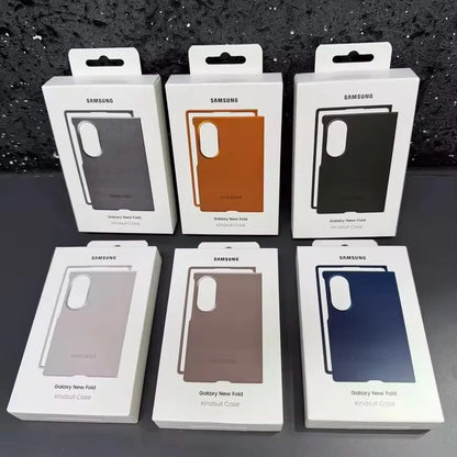 Samsung Z Fold8 Leather Case, Kindsuit Slim Leather Back Cover