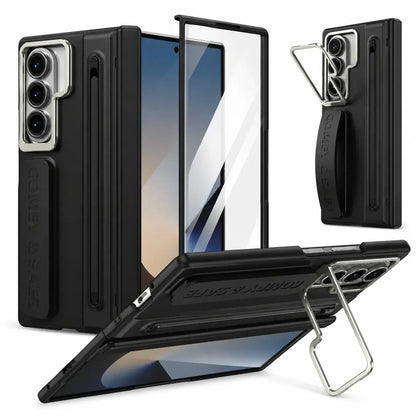 Samsung Z Fold8 Ultra Skin Feel S-Pen Case with Metal Camera Kickstand with Hinge Protection