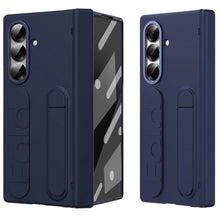 Samsung Galaxy Z Fold7 Skin Feel Case with Silicon Band, Stand & HInge Protection