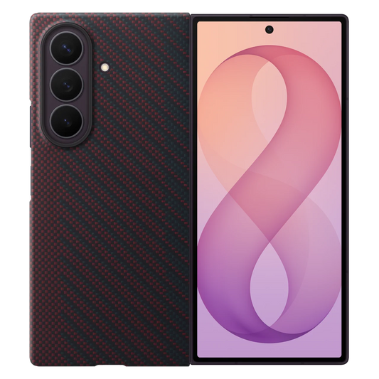 Samsung Z Fold8 Ultra Carbon Case, 0.8mm Slim Carbon Fiber Cover with Magsafe and Logo