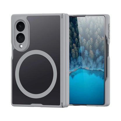 Samsung Z Fold8 Skin Feel Smoke, Dual Central Axis Magsafe Case with Hinge Protection