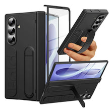 Samsung Z Fold8 Ultra Silicon Skin Feel Band Strip & Kickstand Case with Hinge Protection