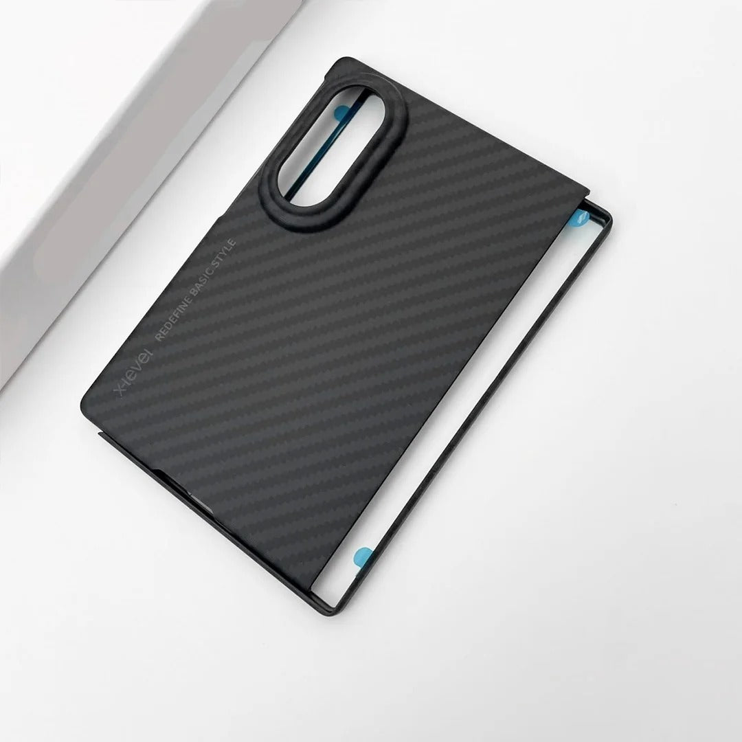 Samsung Z Fold 8 X-Level Magnet Nanofiber Carbon Case 0.8 mm with MagSafe - Black