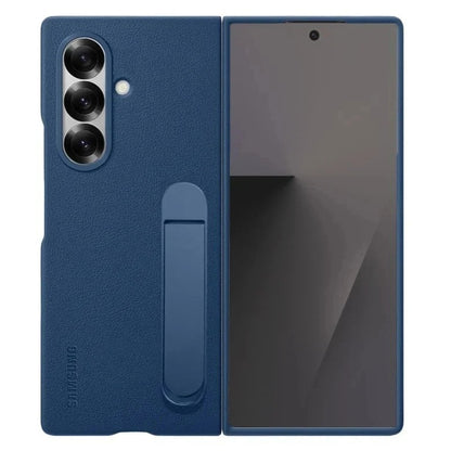 Samsung Z Fold8 Ultra Leather Case, Kindsuit Leather Cover with Kickstand