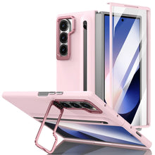 Samsung Galaxy Z Fold 7 Skin Feel Case with Metal Stand, S Pen & Front Glass