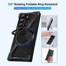 Samsung Galaxy Z Fold 7 Framless Z Shape Metal Bumper with Magsafe & 360° Rotation Ring