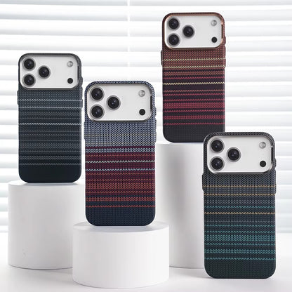 iPhone 17 Pro 0.8mm Ultrathin Carbon Fiber Texture Case with Magsafe - Blue