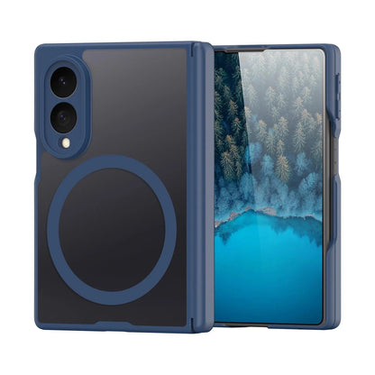 Samsung Z Fold8 Skin Feel Smoke, Dual Central Axis Magsafe Case with Hinge Protection