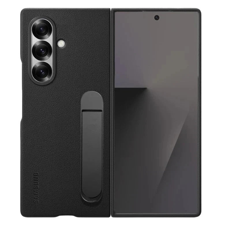 Samsung Z Fold8 Ultra Leather Case, Kindsuit Leather Cover with Kickstand
