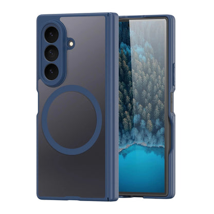 Samsung Z Fold8 Ultra Skin Feel Smoke, Dual Central Axis Magsafe Case with Hinge Protection