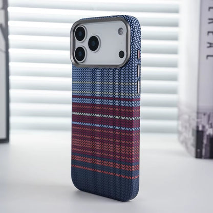 iPhone 17 Pro 0.8mm Ultrathin Carbon Fiber Texture Case with Magsafe - Blue
