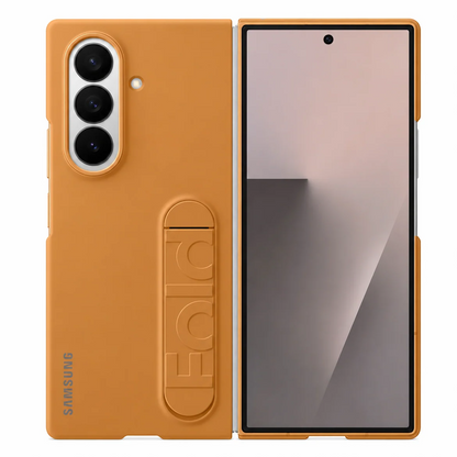 Samsung Z Fold8 Ultra Silicon Case Kickstand with Logo