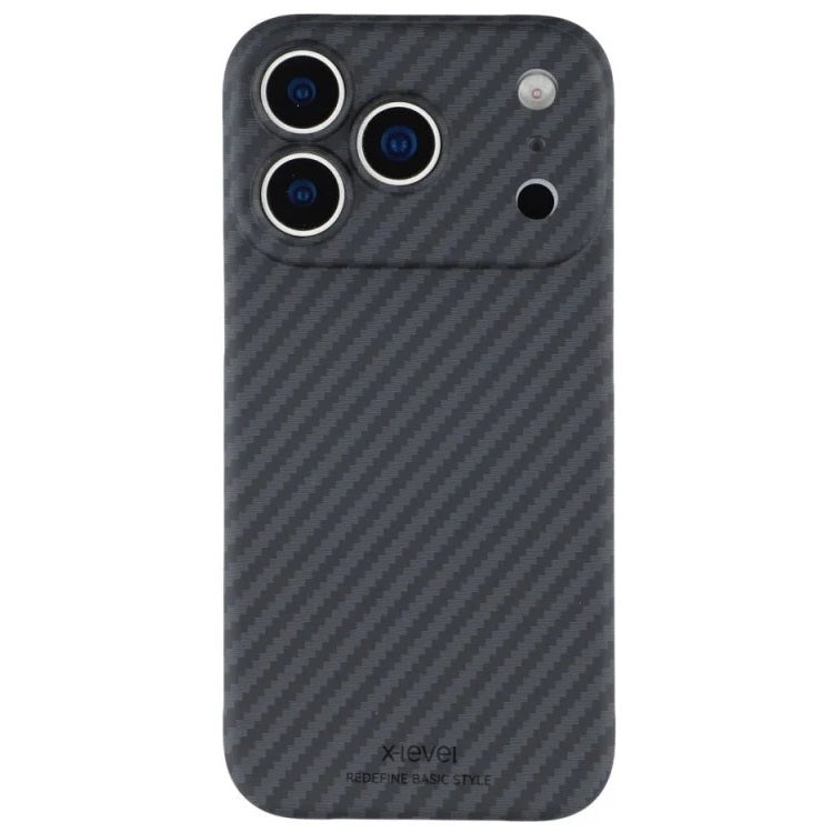 iPhone 17 Pro Max X-LEVEL 0.6mm Carbon Fiber Case with Magsafe - Black
