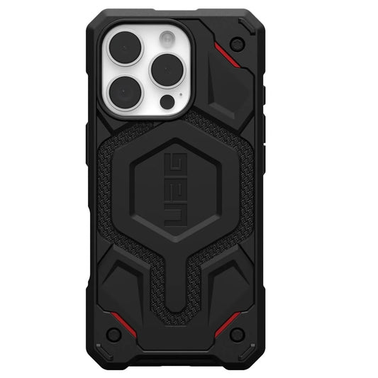Apple iPhone 16 Pro Back Cover Monarch Pro Kevlar Ruged Armor with MagSafe - Black