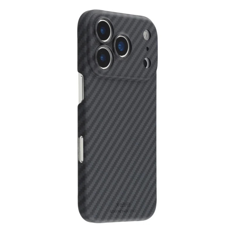 iPhone 17 Pro Max X-LEVEL 0.6mm Carbon Fiber Case with Magsafe - Black