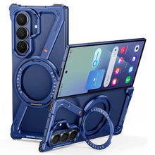Samsung Galaxy Z Fold 7 Framless Z Shape Metal Bumper with Magsafe & 360° Rotation Ring
