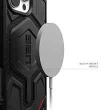 Apple iPhone 16 Pro Back Cover Monarch Pro Kevlar Ruged Armor with MagSafe - Black
