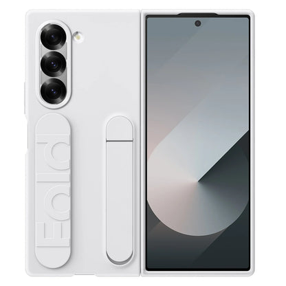 Samsung galaxy Z Fold 6 Matte Skin Feel Case with Inbuilt Band & Stand