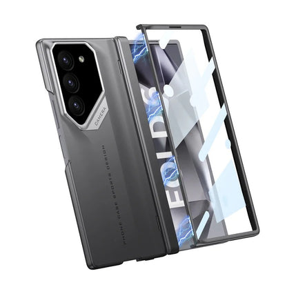 Samsung Galaxy Z Fold 6 GKK Raptor Pro Case with Camera Hinge & Front Glass Protection