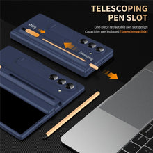 Samsung Galaxy Z Fold7 S Pen Slider Case with Stand & Glass Protection