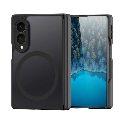 Samsung Z Fold8 Skin Feel Smoke, Dual Central Axis Magsafe Case with Hinge Protection
