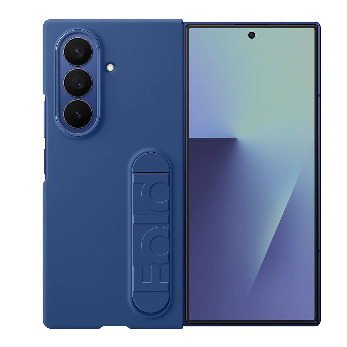 Samsung Z Fold8 Ultra Silicon Case Kickstand with Logo