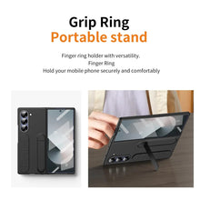 Samsung Z Fold8 Ultra Skin Feel Silicon Case with Kickstand & Band in Built Front Glass