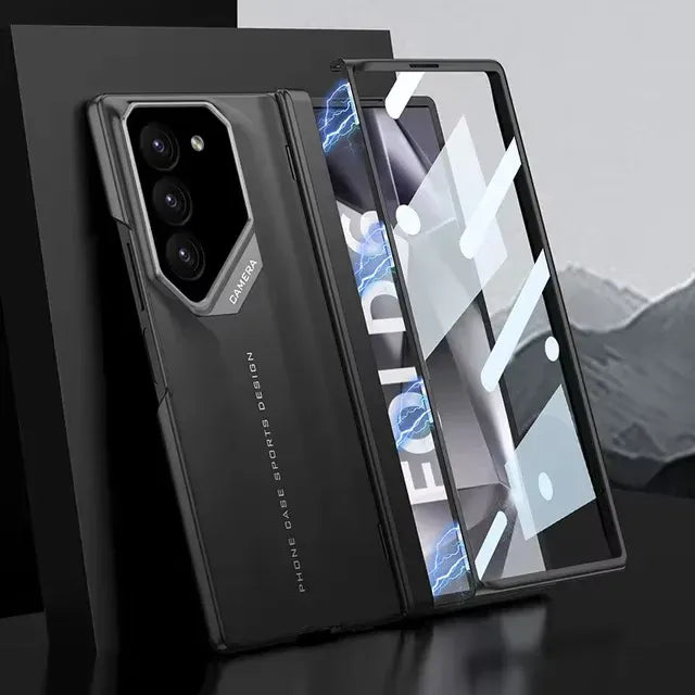 Samsung Galaxy Z Fold 6 GKK Raptor Pro Case with Camera Hinge & Front Glass Protection