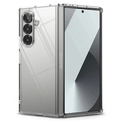 Samsung Z Fold8 Ultra Transparent Case, Crystal Clear Soft TPU Raised Corner Edges