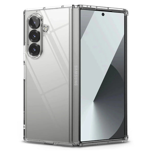 Samsung Z Fold8 Ultra Transparent Case, Crystal Clear Soft TPU Raised Corner Edges