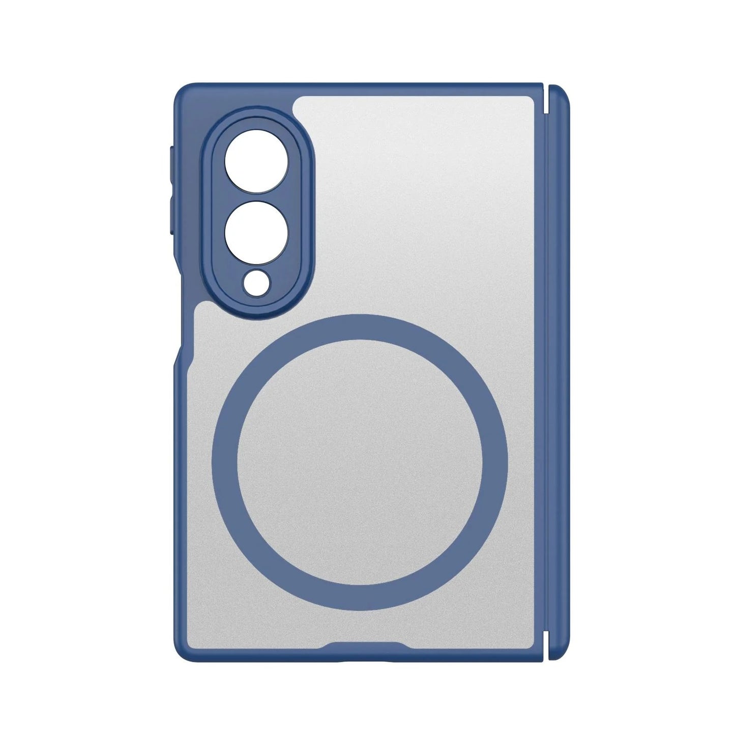 Samsung Z Fold8 Skin Feel Smoke, Dual Central Axis Magsafe Case with Hinge Protection