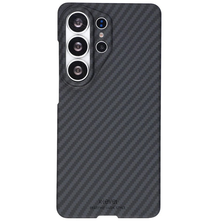 Samsung Galaxy S26 Ultra Carbon Case, X-Level Flexible Nano Fiber Case with Magsafe - Black