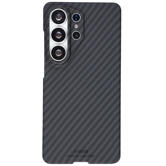 Samsung Galaxy S26 Ultra Carbon Case, X-Level Flexible Nano Fiber Case with Magsafe - Black