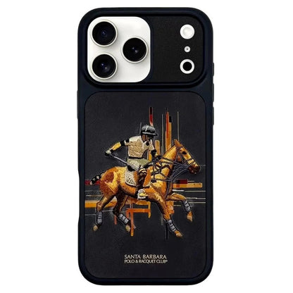 iPhone 17 Pro Max Leather Case, Original Santa Barbara Cedric Series Leather Back Cover